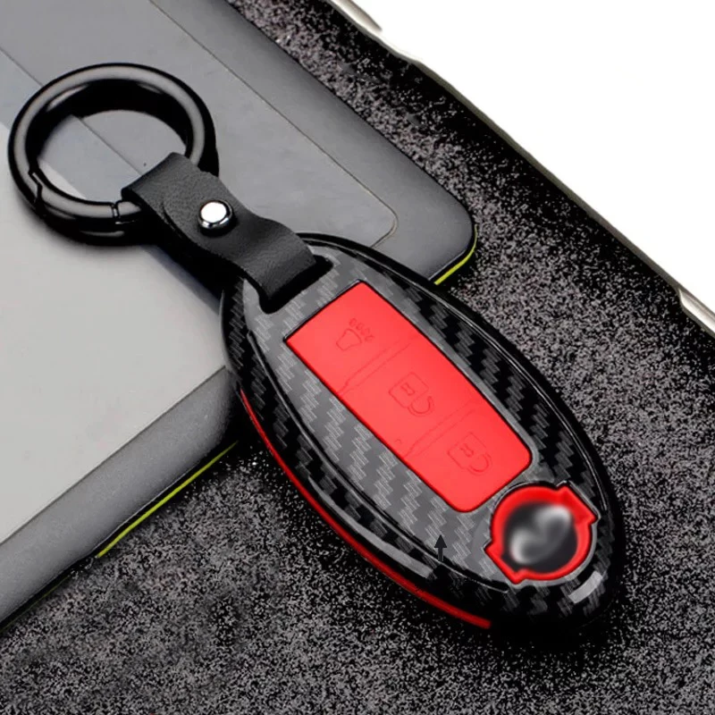 

Car styling Accessories for Infiniti Q50L QX50 QX60 QX70L QX80 ESQ key bag cover ABS decoration protection Key Case for car