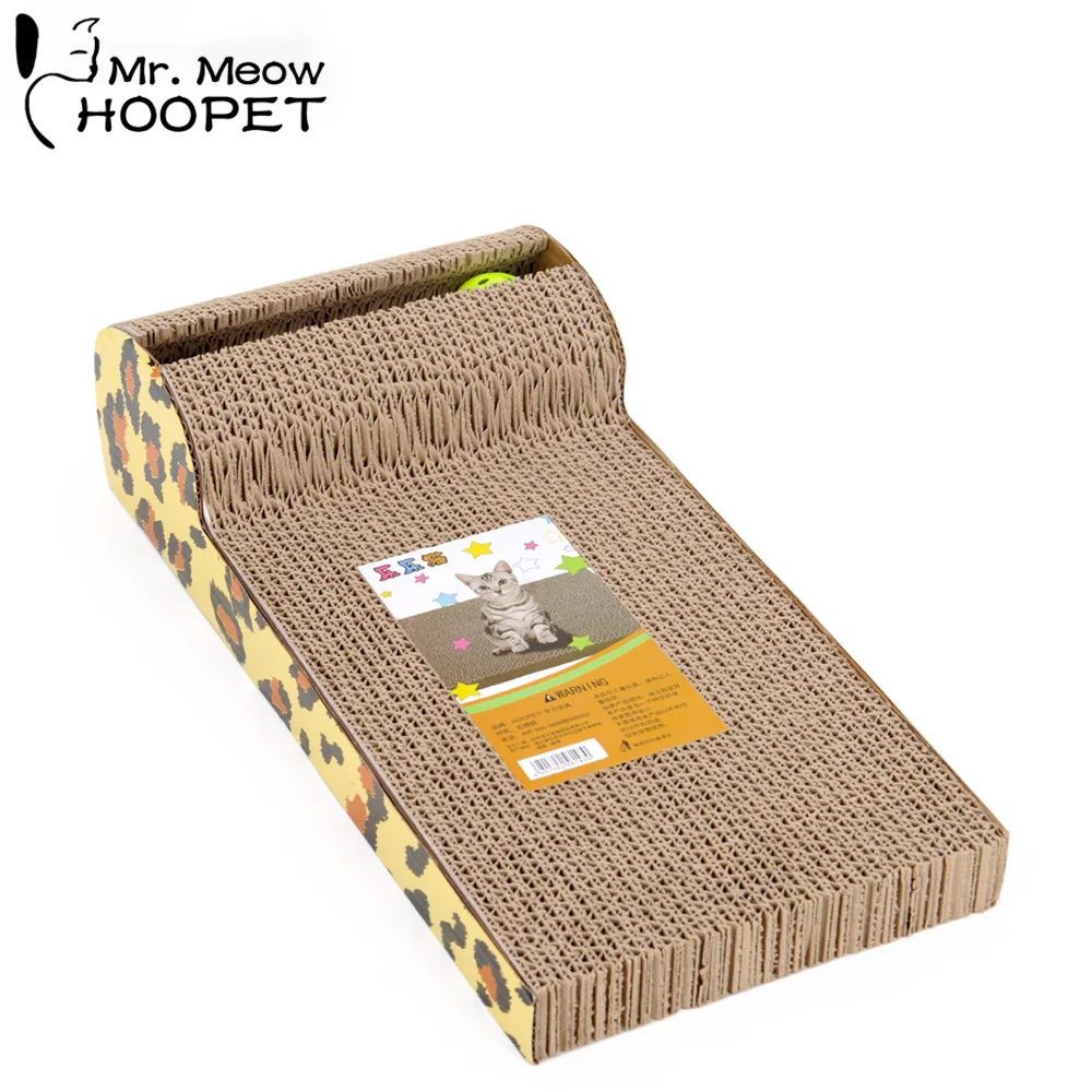 

Hoopet Cat Corrugated Catnip Scratch Board Pad Scratch Bed Mat Claws Care Interactive Toy For Pet Cat Training