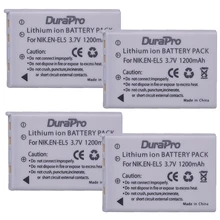 4 stks EN-EL5 EN EL5 EnEl5 Digitale Batterij voor Nikon Coolpix P4 P80 P90 P100 P500 P510 P520 P530 P5000 p5100 5200 7900 P6000 3700