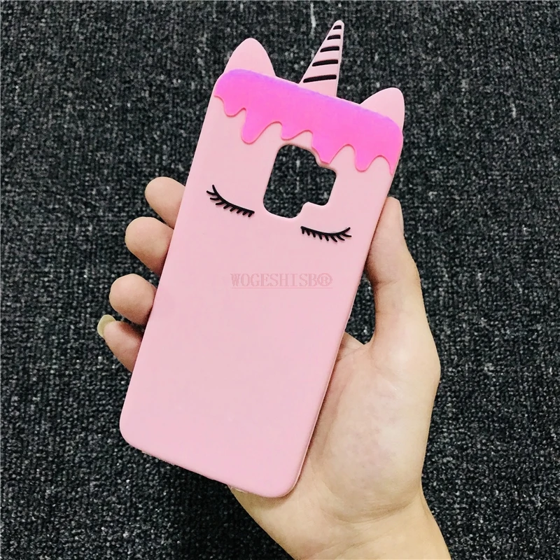 3D мультфильм бутылка Единорог кошка Ститч чехол с Минни для samsung Galaxy S6 S7 Edge S8 S9 Plus Note 8 чехол s Мягкая силиконовая задняя крышка