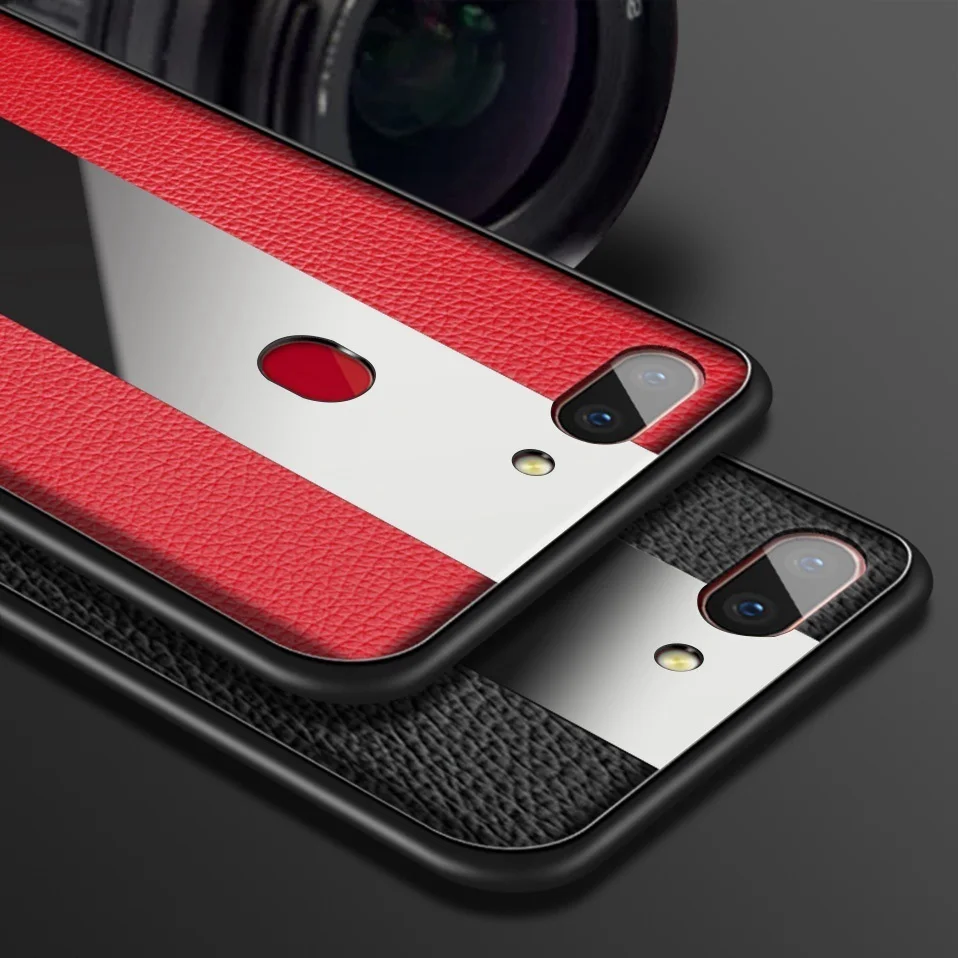 Luxuey Leather Case For OPPO R17 Pro K1 Cover Silicone Phone Case For Huawei R9 R9S R11 R11S Plus R15 R15X A5 A57 A59 A79 Cases  (10)