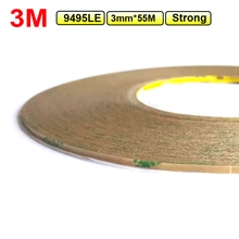 3 мм* 55 м) двусторонняя клейкая переносная лента для ЖК-экрана Digizter объектива сильная клейкая связь, водонепроницаемая 3M 9495LE, 300LSE