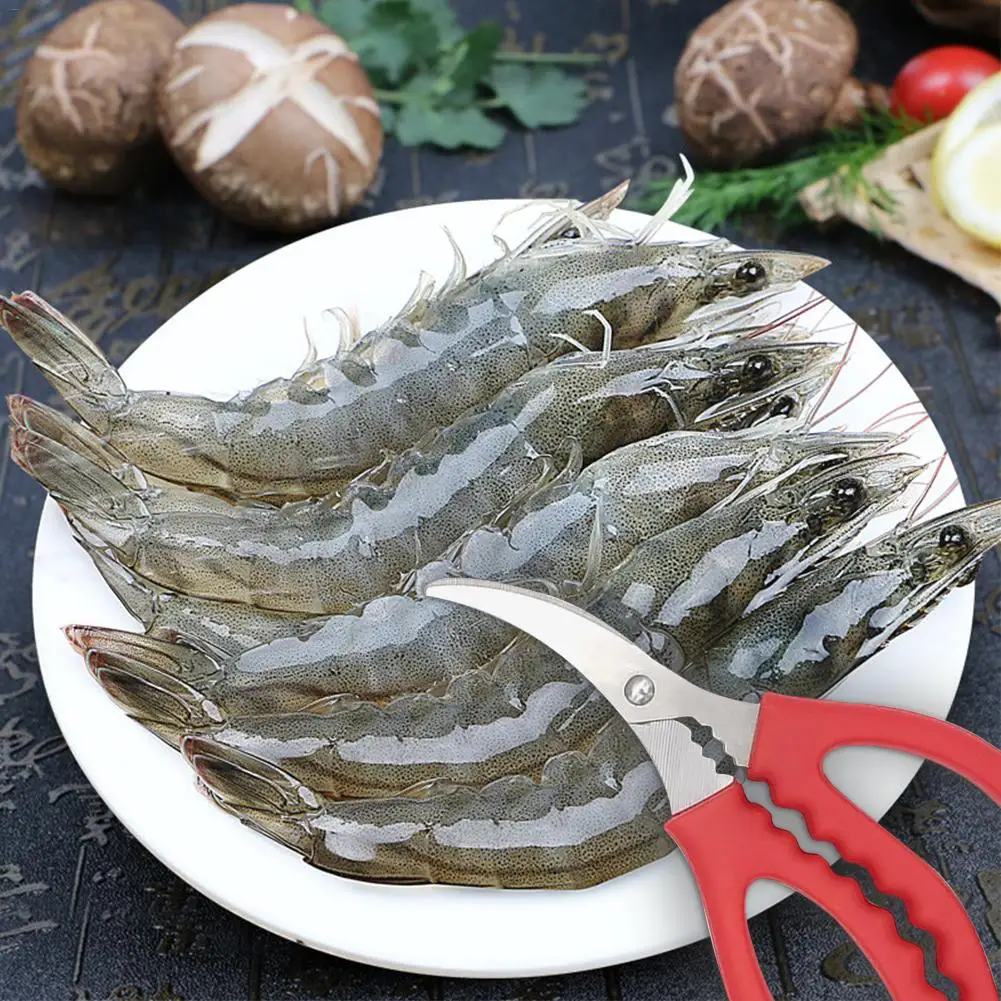 Ножницы для морепродуктов креветки ножницы снасти пилинг рыба живот кухонный