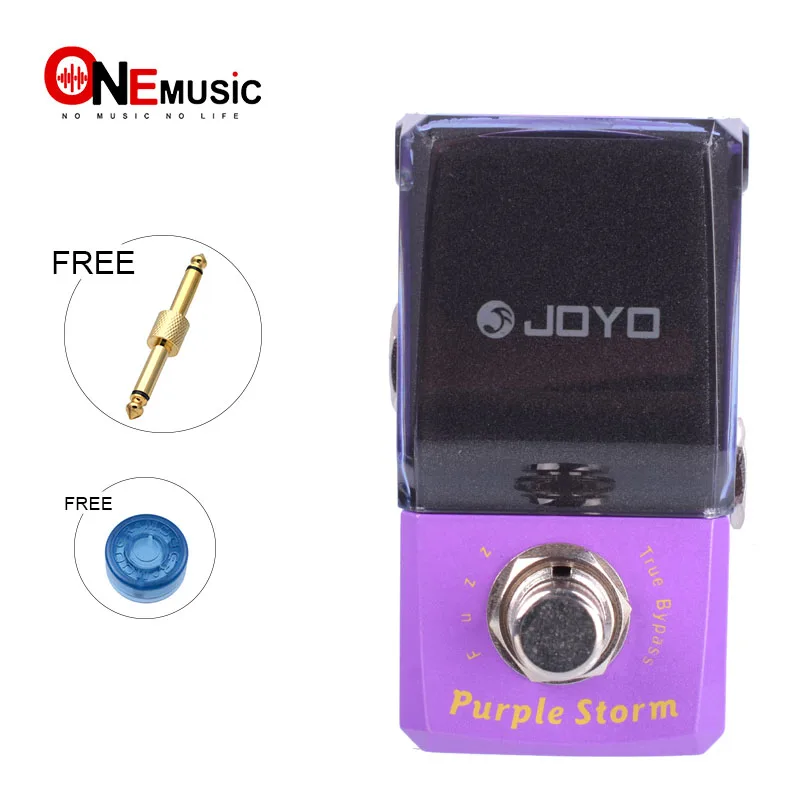 

Joyo JF-320 IRONMAN Mini Pedals Purple Stor Fuzz Effect guitar Pedal with guitar pedal and MOOER knob