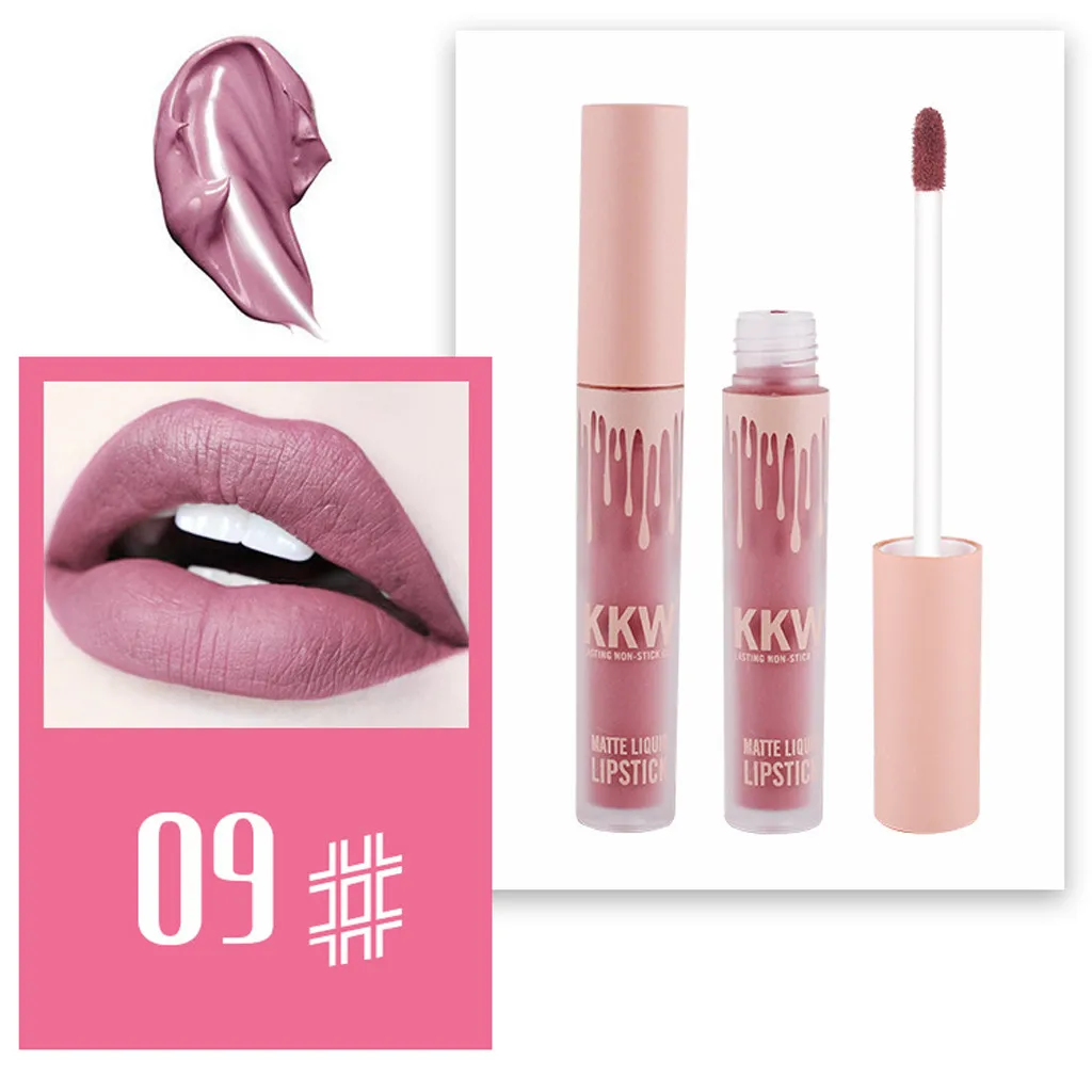 

Sexy Woman Cosmetics Non-stick Cup Matte Sexy Liquid Lip Gloss Long Lasting Waterproof Keep 24 Hours Maquillajes Para #YL5