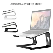 Портативная регулируемая алюминиевая подставка для ноутбука стол вентилируемые эргономичные диванные Lap стоячие рабочие офисные ПК стояк кровать диван