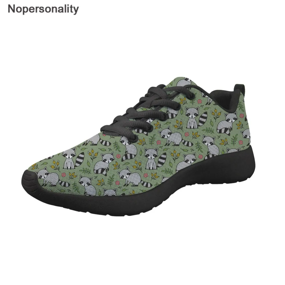 

Nopersonality Raccoon Print Man Fashion Spring Shoes Sneakers Fashion Breathable Shoe Teenager Rubber Shoes Zapatos de Hombre
