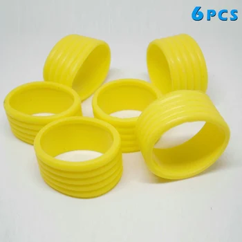

6Pcs Racket Handle Grip Ring Tennis Badminton Racquet Racket Fix Ring Overgrips Band DX88