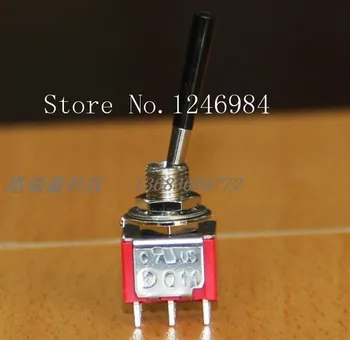 

[SA]T8011 Dual six foot two tranches Taiwan Deli Wei Yuan black skillet antistatic handle toggle toggle switch Q11--20pcs/lot