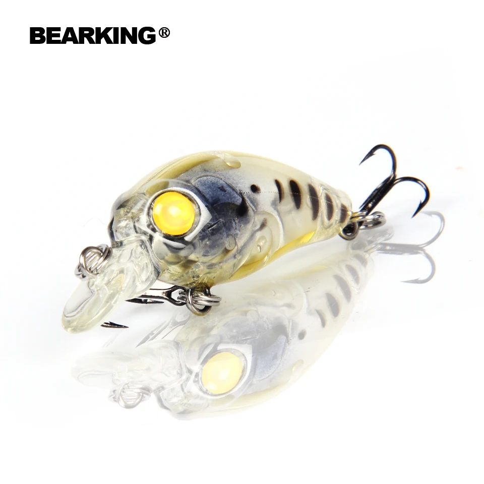 

Excellent hot professional fishing tackle bearking quality fishing lures,35mm,3.5g dive 1.0m each lot 5pcs crank free shipping