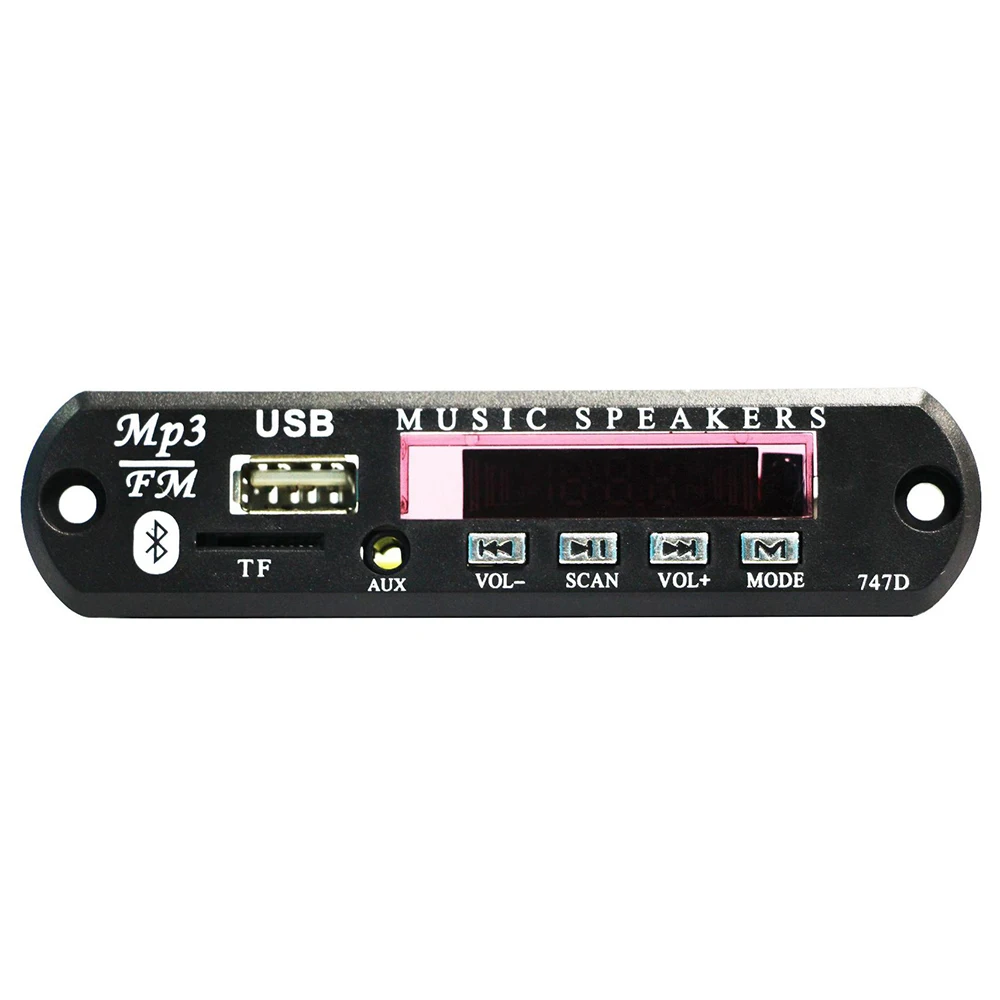 

12V Wireless Bluetooth MP3 Decoder Board USB TF FM Radio MP3 Player Audio Module For Car Accessories With Remote Audio Adapter