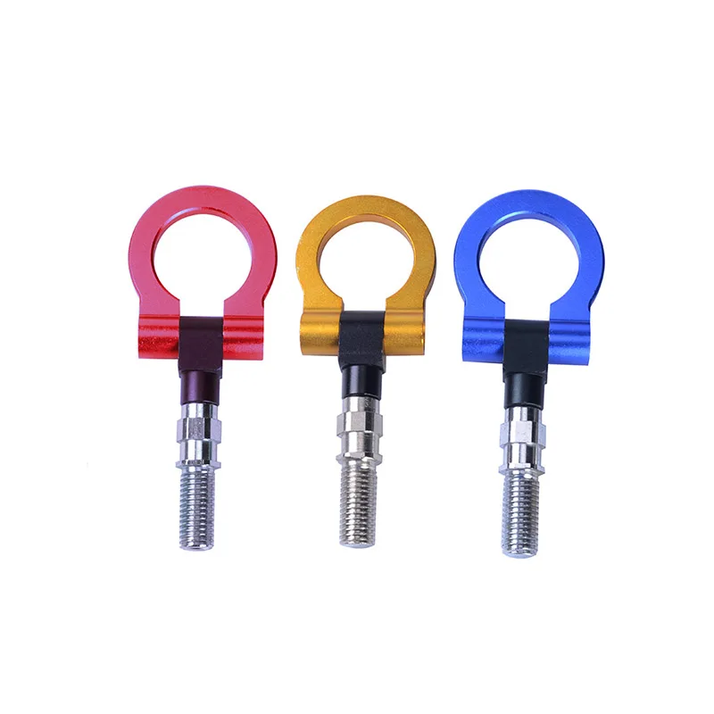 Aluminum Car Towing Strap Trailer Towing Hook JDM Universal Front car