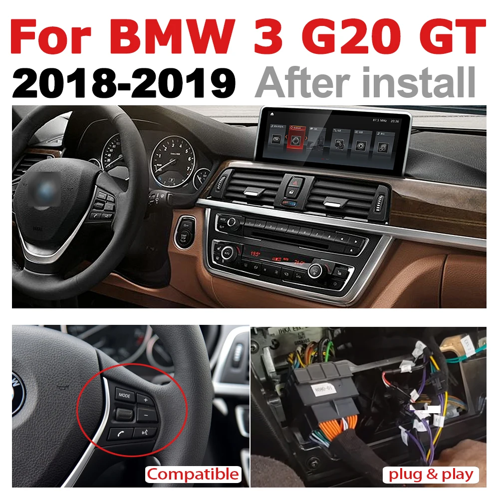 Perfect Android 7.0 up Car Multimedia player For BMW 3 Series G20 / GT 2018~2019 EVO WiFi GPS Navi Map Stereo Bluetooth 1080p IPS Screen 1 Perfect Android 7.0 up Car Multimedia player For BMW 3 Series G20 / GT 2018~2019 EVO WiFi GPS Navi Map Stereo Bluetooth 1080p IPS Screen 1