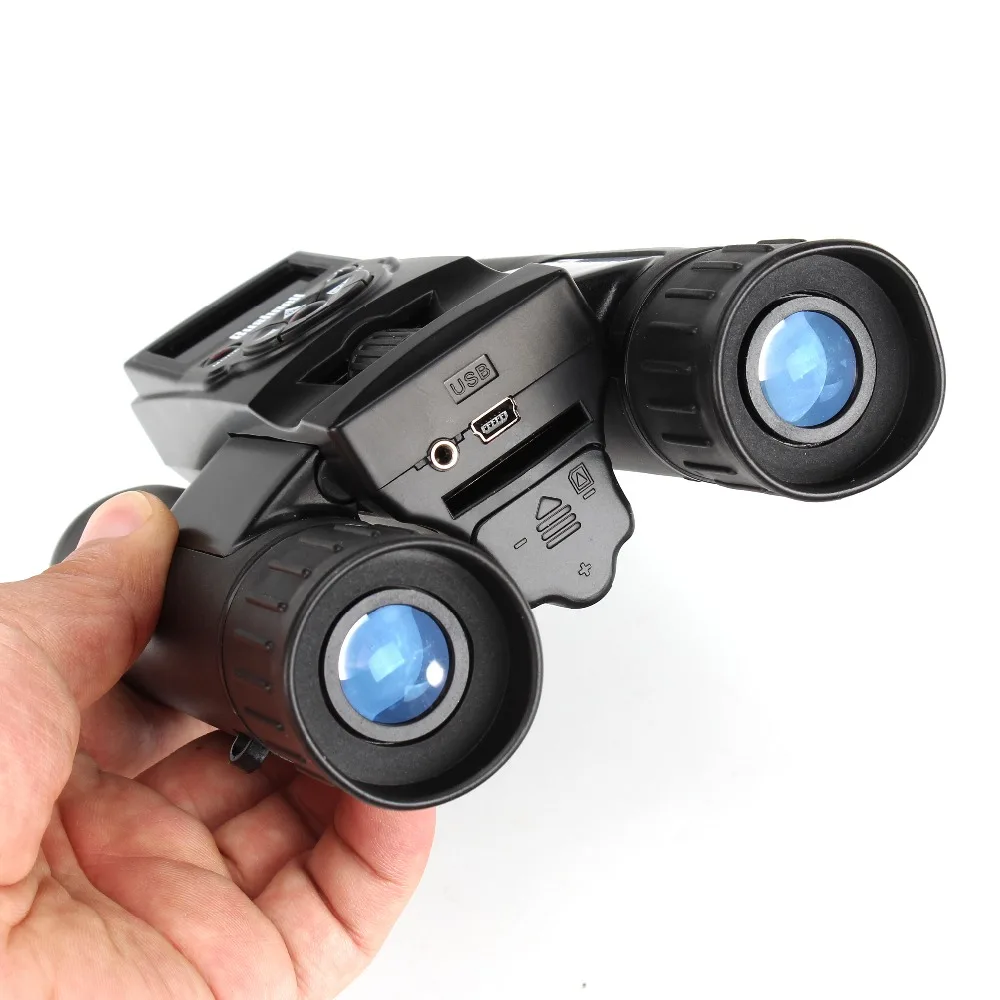  BUSHUNEII 8X30 Hunting Digital Camer Binoculars 12MP 1280x720P HD Video Photo Telescope Fits for SD