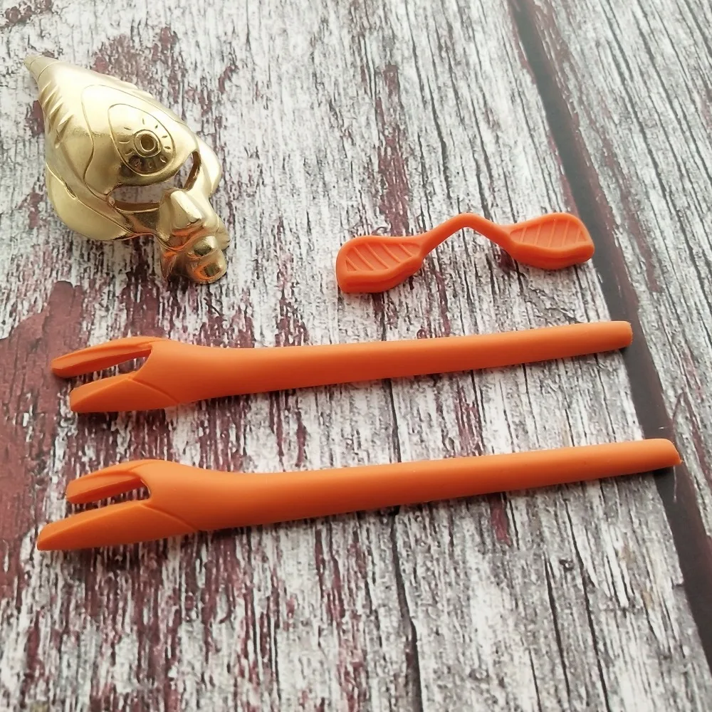 

Glintbay Orange Rubber Replacement Ear Socks & Nose Piece for Oakley Radar EV Path Sunglasses