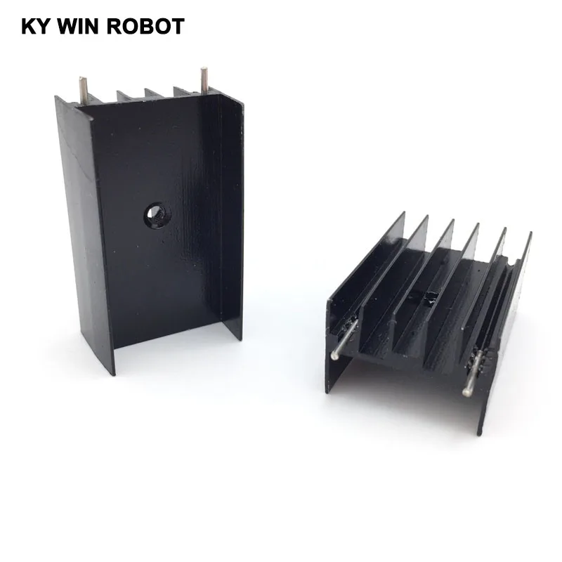 2 шт. алюминиевые радиаторы для охлаждения 23 х16х40 мм|transistor cooler|heat sink to220heatsink to 220 |