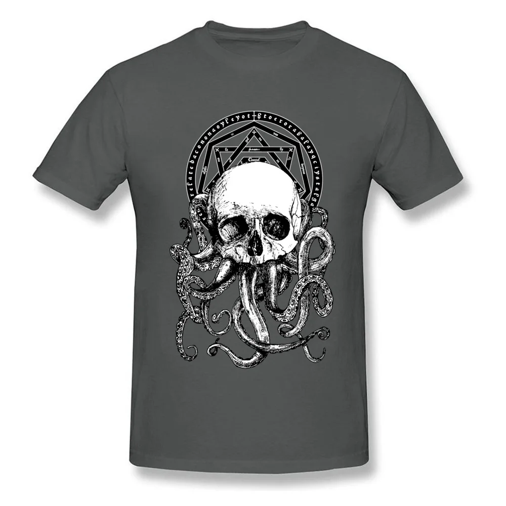 Comics Pieces of Cthulhu Tops Shirt for Men Cute Summer O-Neck All Cotton Short Sleeve T Shirts Crazy Tees Drop Shipping Pieces of Cthulhu carbon