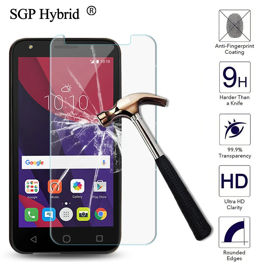 

For Alcatel Pixi 4 5 5.0"inch Tempered Glass Screen Protector Front Safety Protective Film on One Touch Pixi 4 5.0 ot 5010d