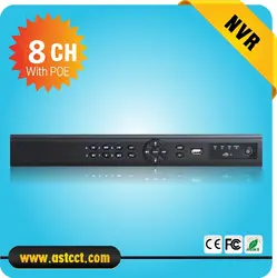 Обнаружение лица Full HD 1080 P CCTV NVR 8CH NVR wih 8ch POE для ip-камеры HDMI Сеть видео рекордер 8 каналов NVR с 8CH PO