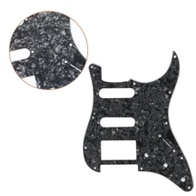 Eléctrica Guitarras pickguard Scratch Plate para Fender Stratocaster negro perla