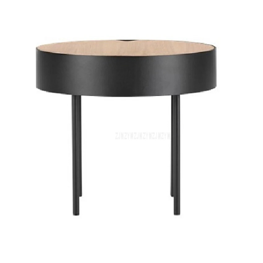 European Style Modern Round Tea Coffee Table Simplicity Creative Living Room Bedroom Corner Small Round Sofa Side Table 50cm