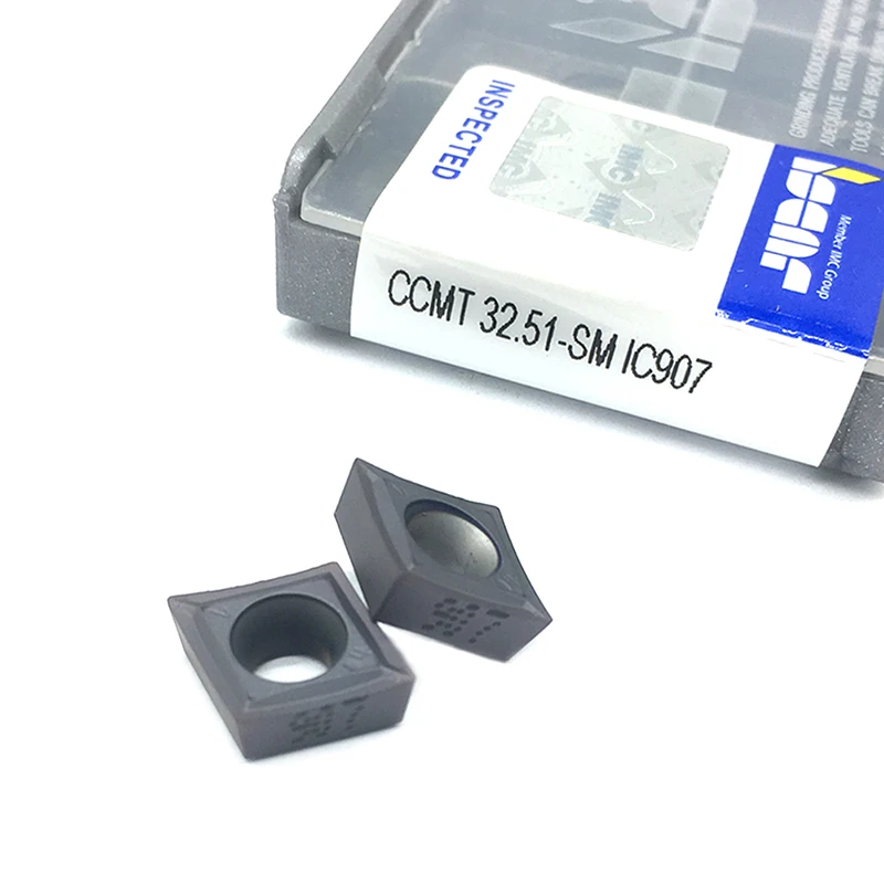 

20pcs CCMT09T304 SM IC907 32.51 Internal Turning Tool CCMT 09T304 carbide insert for cnc Lathe Cutter Tool turning Cutting Tools