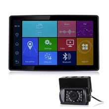 Otstrive 9 inch Android Car Truck Bus GPS Navigation Bluetooth Phone WiFi Full HD 1080P DVR Dual Lens Rear View Camera GPS DVR