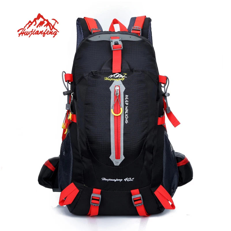 Открытый рюкзак 40л путешествия альпинистские рюкзаки водонепроницаемый рюкзак альпинистская сумка нейлоновый походный рюкзак