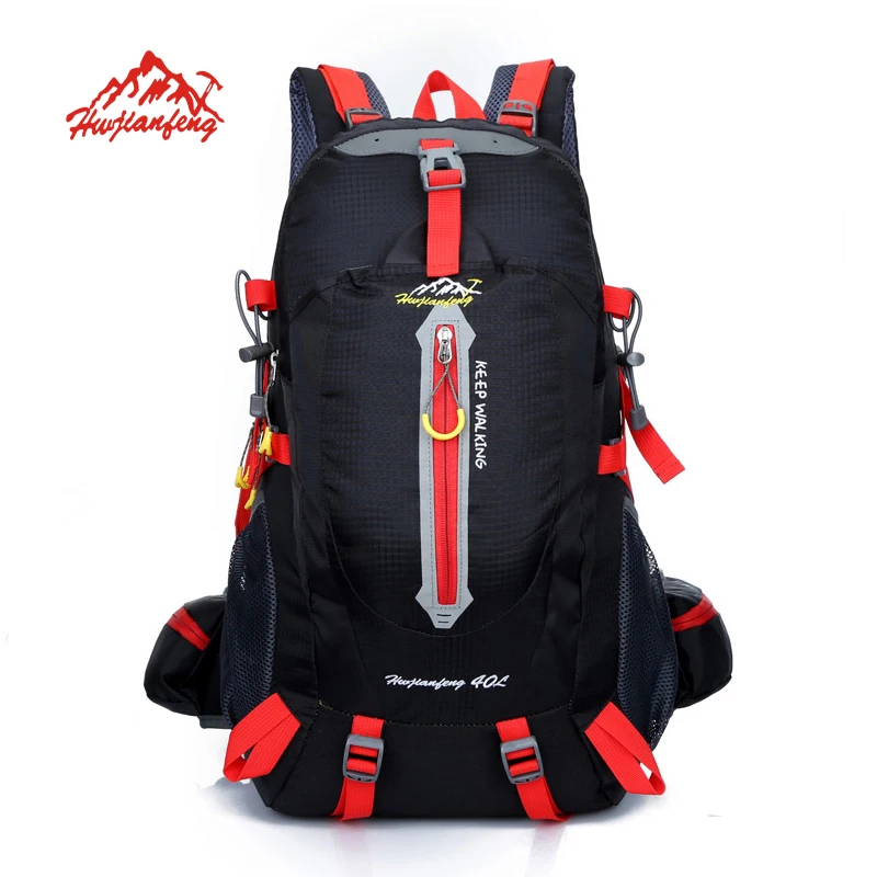 Mochilas à Prova Bolsa de Montanhismo ao ar Livre Mochila Viagem Escalada Dwaterproof Água Náilon Acampamento Caminhadas 40l