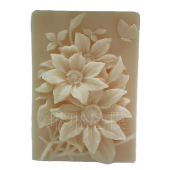 

Grainrain Silicone Mold Soap Craft Clay Fondant Cake Decorating Chocolate Mould