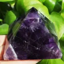 Топ! Натуральный привлекательный Аметист пирамида из кристалла кварца китайский Целительный