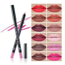 

Brand Waterproof Colorful Lip Liner 1pcs Functional Eyebrow Eye Lip Makeup Cosmetic Lipliner Party Queen Multicolor Stick Pencil