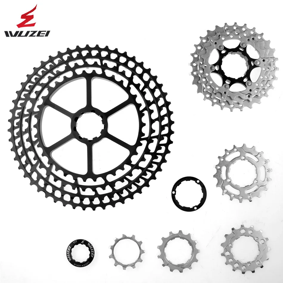 WUZEI 11/12 speed 11-50T 52T кассета Сверхлегкий велосипед Freewheel 11T CNC Freewheel горный велосипед запчасти для Shimano GX