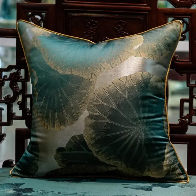 Buy Avigers Chinese Style Dark Green Cushion Covers