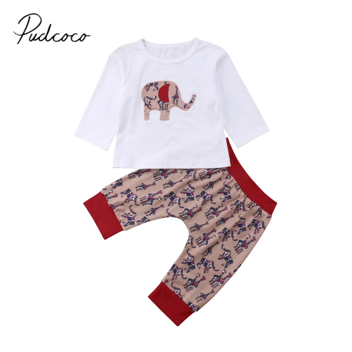 2PCS Newborn Layette Set Infant Boys Girls Baby Cotton Clothes 0-6M Sleepwear Suit Essentials Outfit Sets
