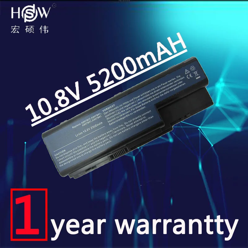 HSW новый ноутбук Батарея для acer Aspire 5300 5310 5315 5320 5330 5520 г 5530 5535 5710 5710Z 5715 5715Z 5720 5730 |