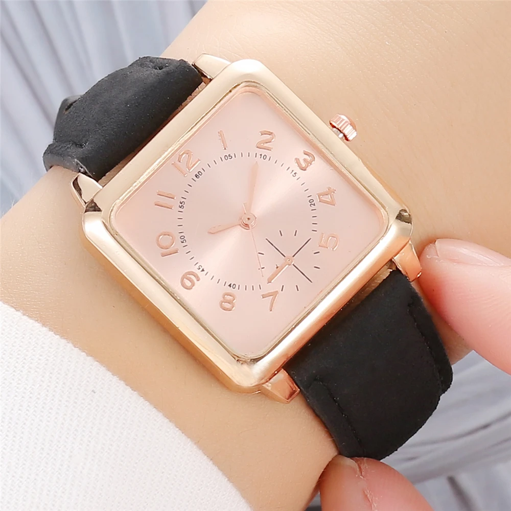 

2018 new Luxury relogio feminino Women Watch Creative Ladies Quartz Wrist watch Square dial Watch Women Watches Reloj mujer