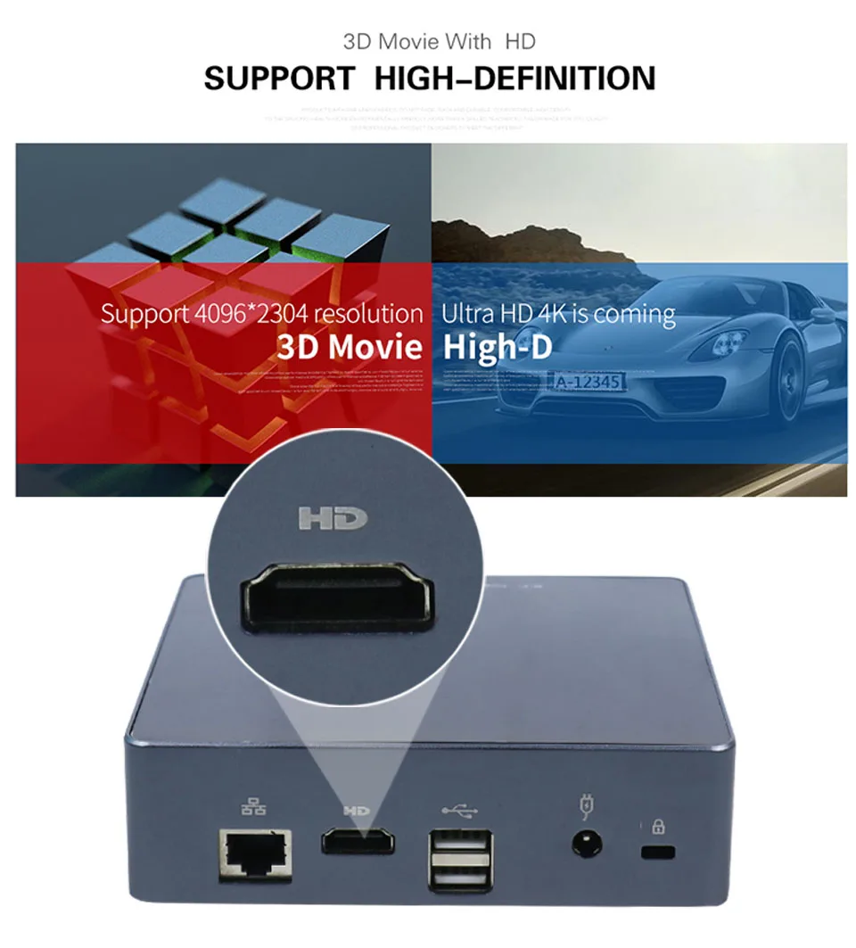 Mini PC 4K 15