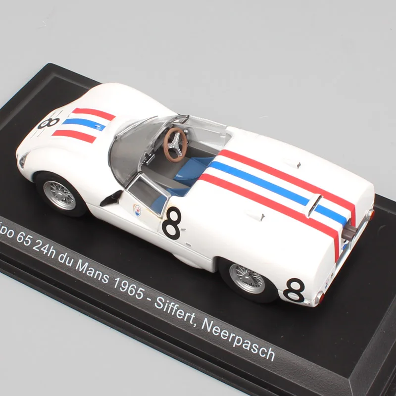 1:43 весы мини Tipo 65 24 часа в сутки Мана 1965 № 8 Siffert neerpasch СуперКары Спортивные Гонки литья под давлением моделирование легковых автомобилей игрушки для детей