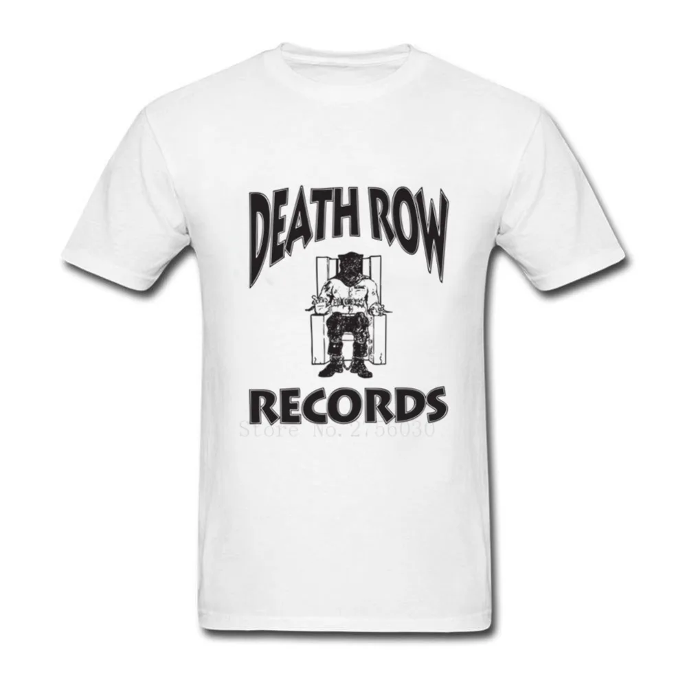 New Death Row Records White t shirt Men round neck mens shirts tee Short Sleeve Tshirts Asian size S~XXXL | Мужская одежда