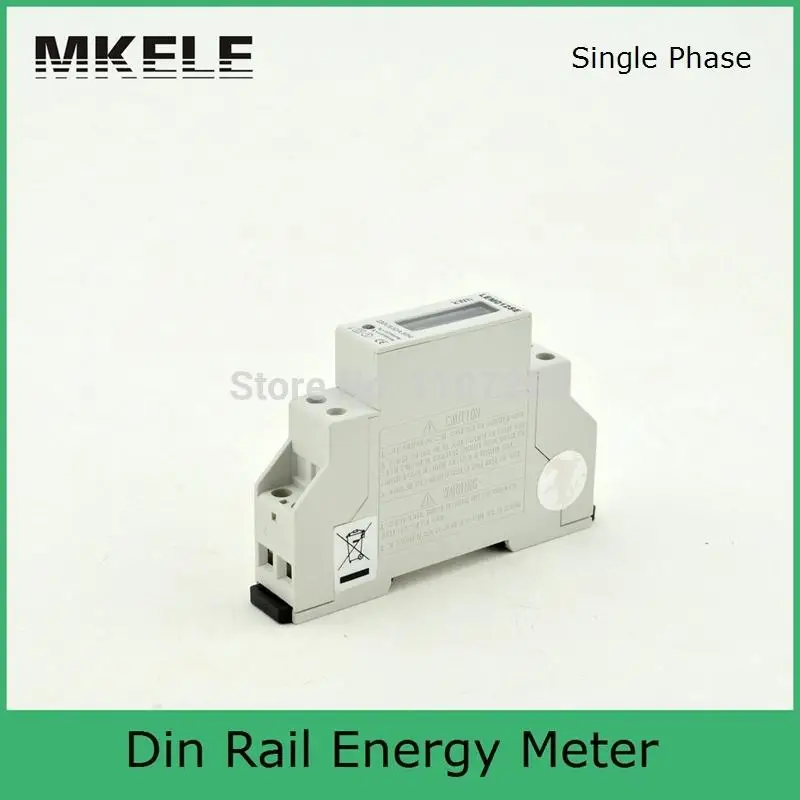 Din-рейка MK-LEM012SE умный измеритель энергии однофазный din-рейка цифровой кВт-ч Ватт час din-рейку счетчик энергии монитор ЖК-дисплей ваттметр