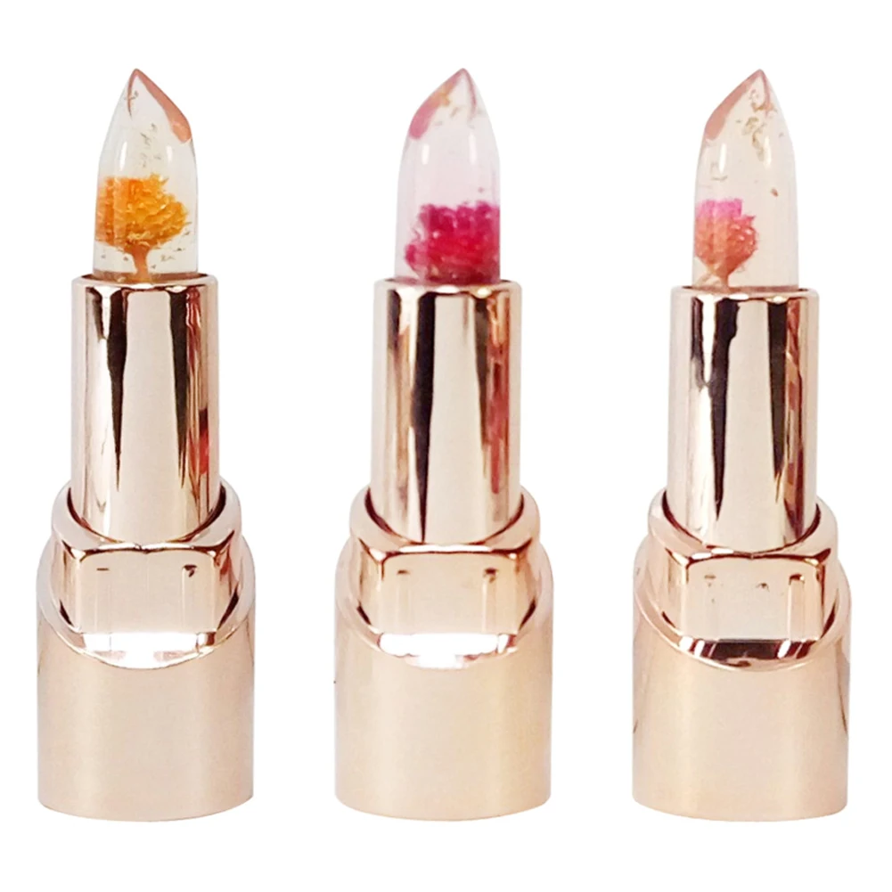 1Pcs Magic Lip Gloss Stick Color Temperature Change Moisturizer Bright