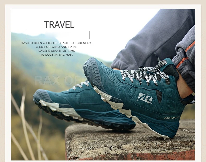 MERRTO мужские походные ботинки кожаные походные ботинки для мужчин Спортивная обувь Мужская Треккинговая обувь альпинистские горные ботинки