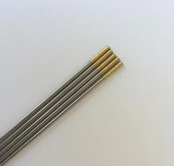 

10PCS 1.5% gold tip WL15 Lanthanated tungstern electrode 4.0mm for TIG welding