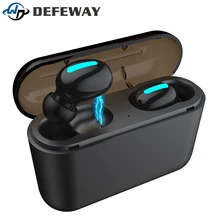 Наушники Defeway Bluetooth 5,0 наушники TWS Ture беспроводные наушники в ухо мини наушники HBQ Q32 IPX5 Водонепроницаемая гарнитура