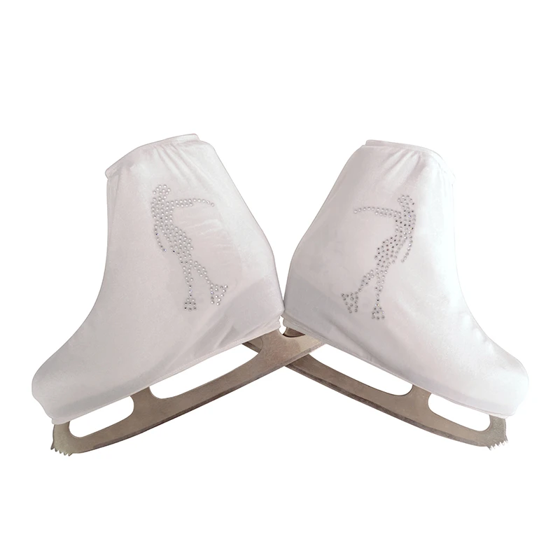 Nasinaya Figure Skating Competition Shoe Cover Children's Velvet Adult Protective Roller Accessories Shiny Rhinestone