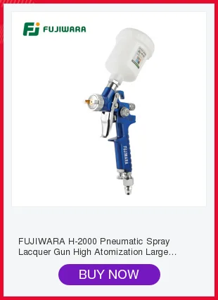 Фудзивара W71C пневматический пистолет-распылитель для лака 1,5 мм Насадка высокого распыления большая емкость классического типа краскопульт 400 мл/600 мл