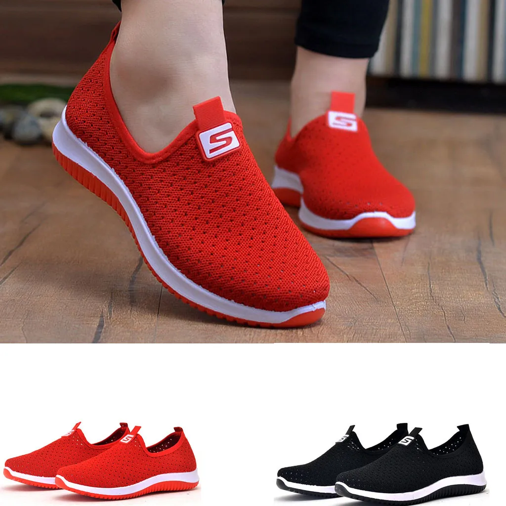 womens shoes flats Fashion Breathable Shoes Casual Shoes Outdoor Travel Running Shoes women shoes sport zapatillas mujer#XB35