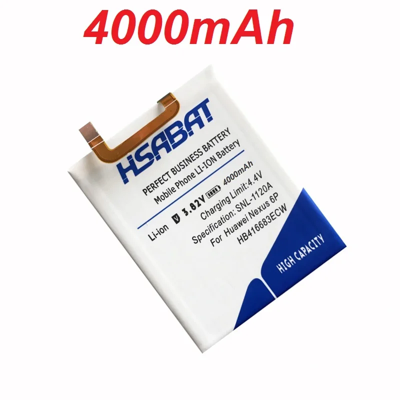 imágenes para HSABAT 4000 mAh Batería para Huawei Ascend de Google Nexus 6 P H1511 HB416683ECW H1512 imágenes para HSABAT 4000 mAh Batería para Huawei Ascend de Google Nexus 6 P H1511 HB416683ECW H1512