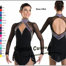 Обувь для девочек Фигурное катание Платья для женщин с спандекс бренд Vogue соревнования по фигурному катанию платье Индивидуальные dr3006